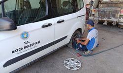 Datça Belediyesi araç bakımını kendi atölyesinde yapıyor