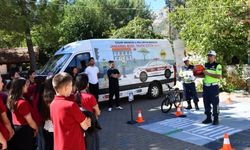 Köyceğiz’de öğrencilere trafik eğitimi verildi