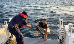 Yüzerek Yunanistan’a geçmeye çalıştı