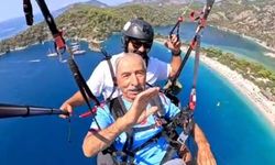 Yakup dede 94 yaşında Babadağ’dan uçtu
