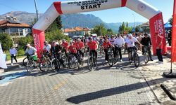 Köyceğiz'de Cumhuriyet coşkusu pedallarla yaşandı