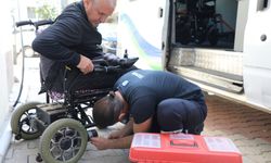 Muğla’da tekerlekli sandalyelere ücretsiz yerinde tamir