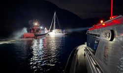 Ortaca açıklarında gezi teknesine göçmen kaçakçılığı operasyonu