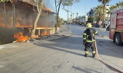 Bodrum’da depo yangını: 15 dakikada kullanılamaz hale geldi