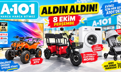 A101’e ATV ve elektrikli moped geliyor: 8 Ekim kataloğu belli oldu!