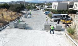 Bodrum’da 510 cadde ve sokakta parke çalışması yapıldı