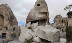 Kapadokya'da Peri Bacası çöktü
