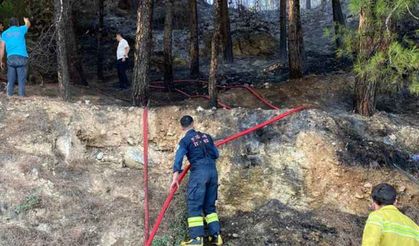 Kızıldağ yangını söndürme çalışmaları