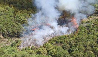 Ula Gölet'te Yangın