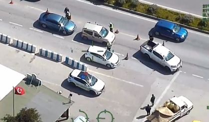 Emniyet'in ‘Uçan Göz'ü havadan denetim yaptı