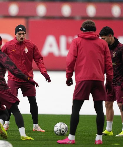 Galatasaray, Atletico Madrid maçı hazırlıklarını sürdürdü
