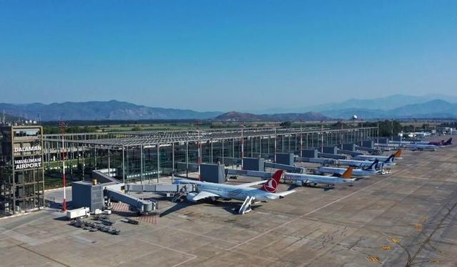 Dalaman Havalimanı 7 Ayda 3Milyon Yolcuya Hizmet Verdi