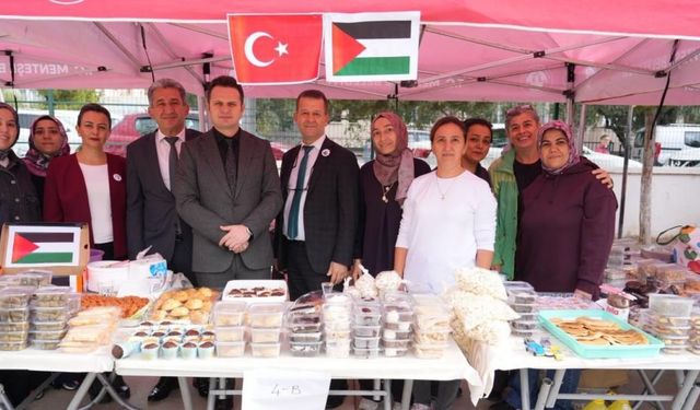 Emirbeyazıt İlkokulu'ndan Gazze'ye "Umut" sergisi