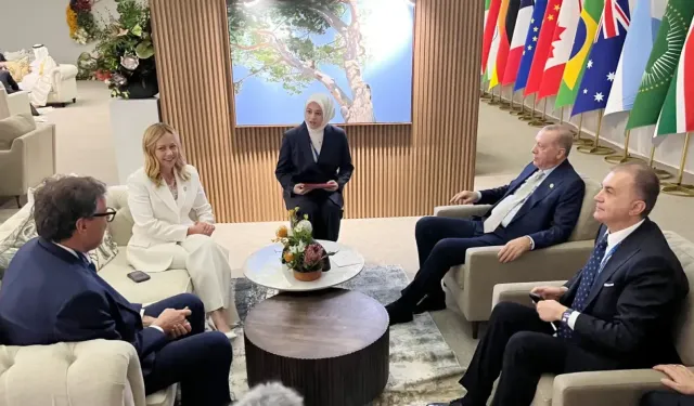 Cumhurbaşkanı Erdoğan, İtalya Başbakanı Meloni'yi kabul etti
