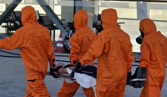 Muğla ve İzmir AFAD’dan Milas–Bodrum Havalimanı’nda Kapsamlı KBRN Tatbikatı