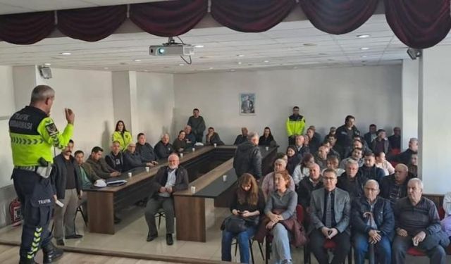 Yatağan’da servis sürücülerine eğitim