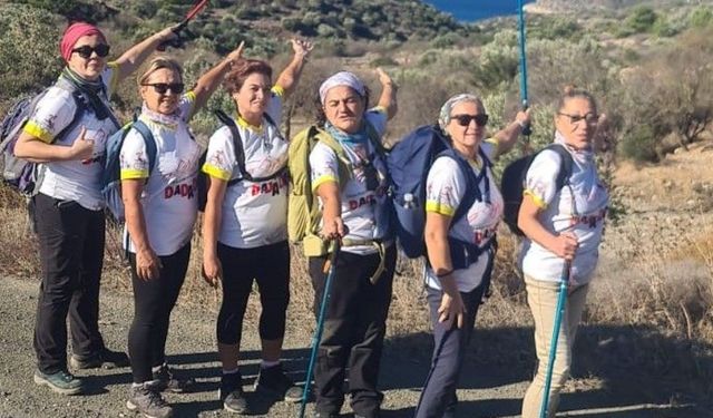 Datça’dan Knidos’a doğa yürüyüşü yapıldı