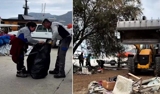 Datça Belediyesi ve Su Ürünleri Kooperatifi Balıkçı Barınağı’nda Ortak Temizlik Çalışması Yaptı