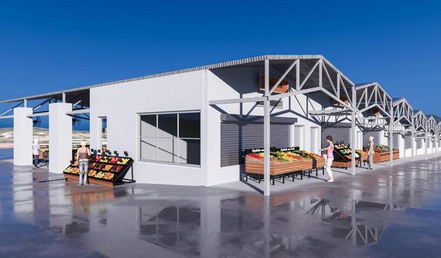 Yatağan’ın Pazar Yeri baştan sona yenileniyor