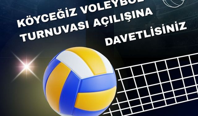 Köyceğiz’de ödüllü Voleybol Turnuvası düzenlendi