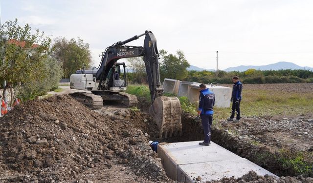 MUSKİ’den Ortaca’da Yağmur Suyu Hattı Yenileme Çalışması