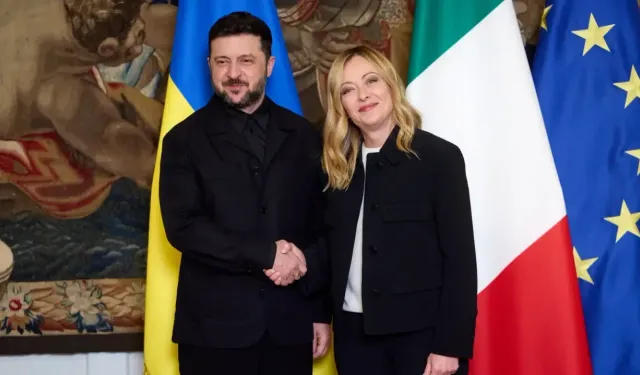 Zelenskiy, İtalya Başbakanı Meloni ile bir araya geldi