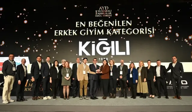 Kiğılı, ‘En Beğenilen Erkek Giyim Markası' seçildi
