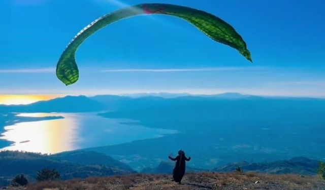 Köyceğiz Gölgören Dağı yamaç paraşütüne uygun bulundu