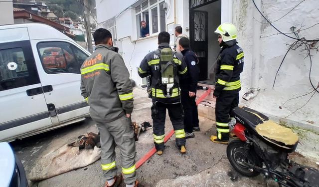 Menteşe Kentsel sit alanındaki yangın korkuttu