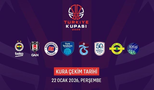 Basketbolda Türkiye Kupası'nda mücadele edecek takımlar belli oldu