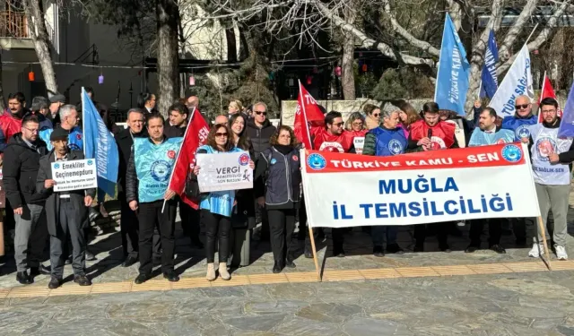 “Ücrette hakkaniyet, vergide adalet” çağrısı Muğla’dan yükseldi
