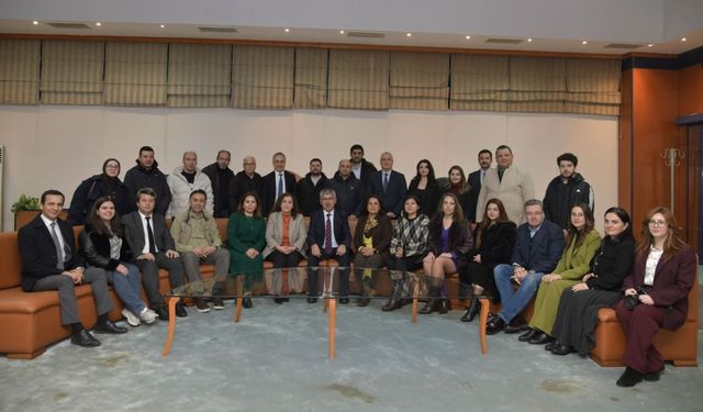 MSKÜ Rektörü Turhan Kaçar Basın Mensuplarıyla Bir Araya Geldi