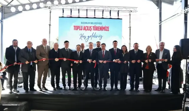 Bodrum Belediyesi’nden Toplu Açılış