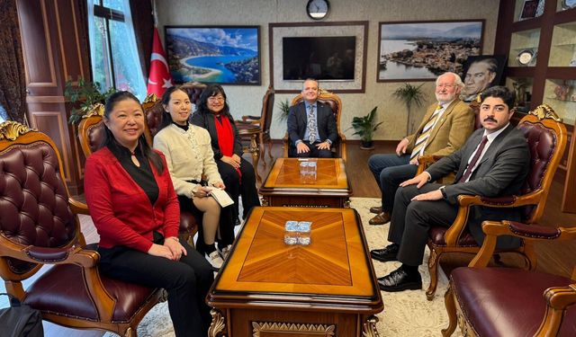 Çin Heyeti Fethiye’de diplomasi trafiği