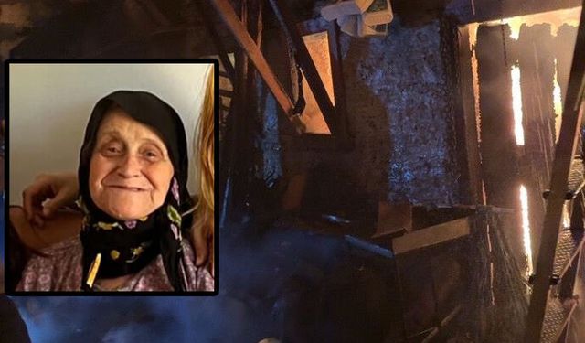 Fethiye'de Alevler Arasında Kalan Yaşlı Kadın Hayatını Kaybetti
