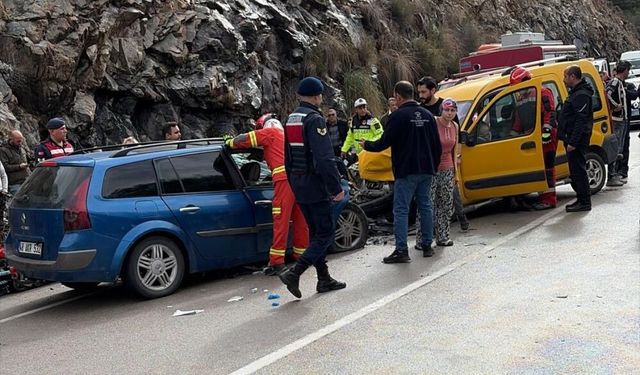 Fethiye’de Üzümlü Yolunda Feci Kaza