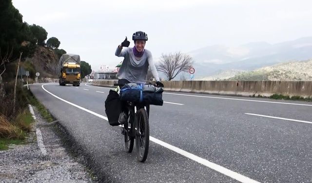 Pedallarla kıtalar aşan yolculuk Muğla’da