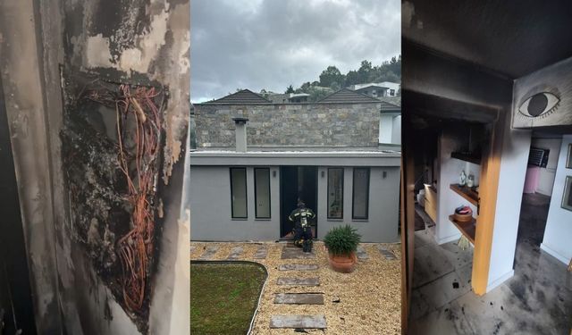 Bodrum’da müstakil villada yangın paniği