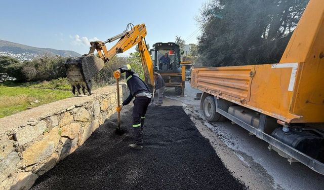 Bodrum’da Üstyapı Çalışmaları Hız Kazandı