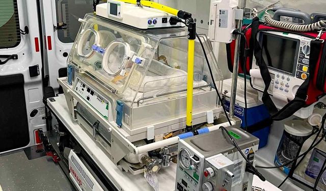 Muğla’da Yenidoğanlara Ambulansta Kesintisiz Sarılık Tedavisi