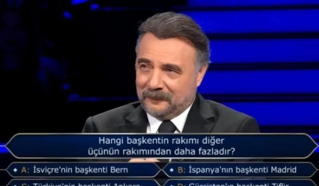 Hangi başkentin rakımı diğer üçünün rakımından daha fazladır? Kim Milyoner Olmak ister sorusunun yanıtı