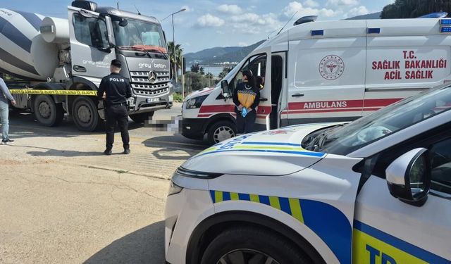 Bodrum’da beton mikseri yayaya çarptı: 79 yaşındaki adam hayatını kaybetti