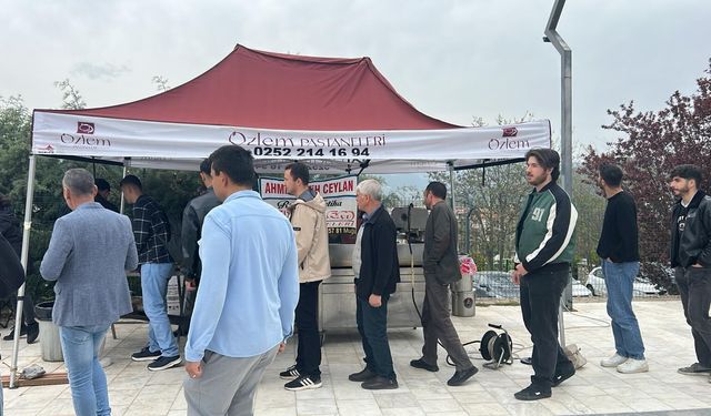 Ahmet Fatih Ceylan İçin MSKÜ’de Lokma Hayrı
