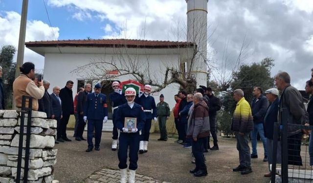 Yatağan’da Kıbrıs gazisine son görev