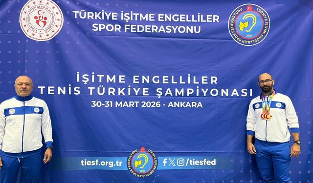 İşitme Engelliler Tenis Turnuvası’nda Muğla’ya 3 Madalya