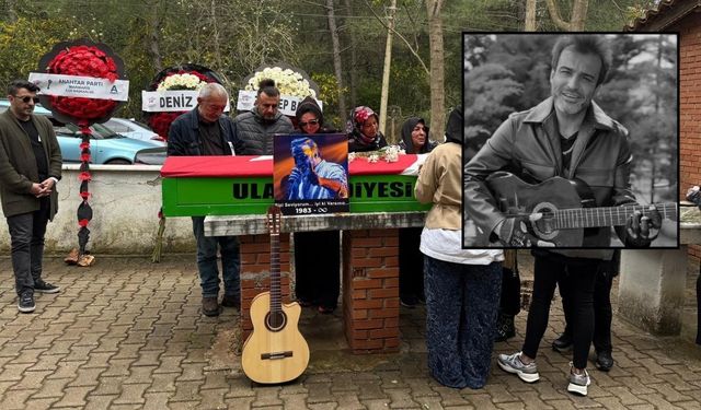 Şarkıcı Rıza Tamer, Akyaka’da Gitarıyla Son Yolculuğuna Uğurlandı