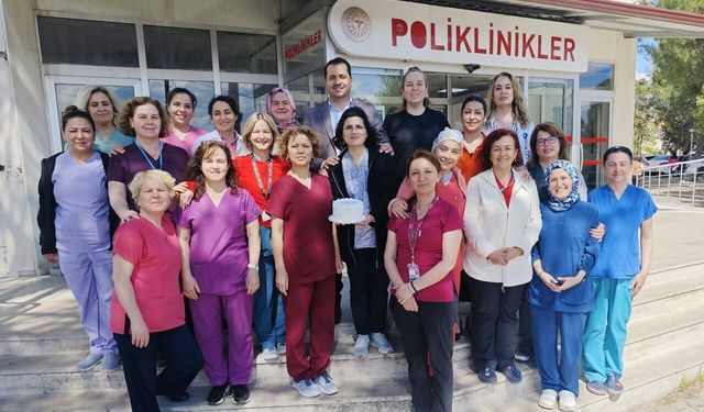 Muğla’da Hemşireler Haftası’nda Duygusal Ziyaret
