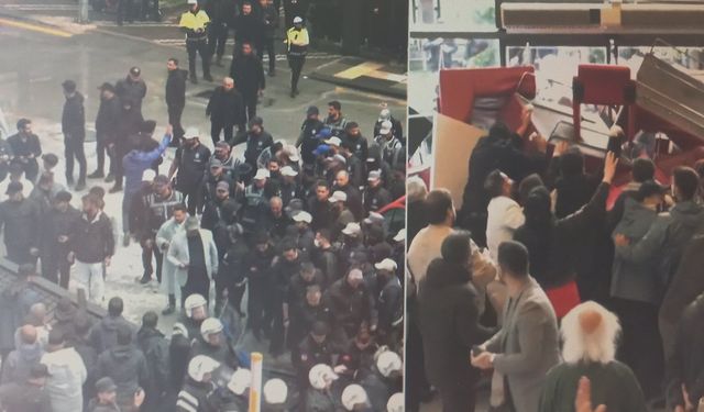 Cumhuriyet Halk Partisi binasında bulunan CHP'lilere müdahale başladı