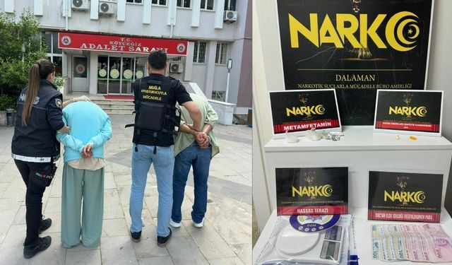 Köyceğiz ilçesine uyuşturucu madde getirileceği bilgisi üzerine düzenlenen operasyonda metamfetamin, bonzai ve hassas te