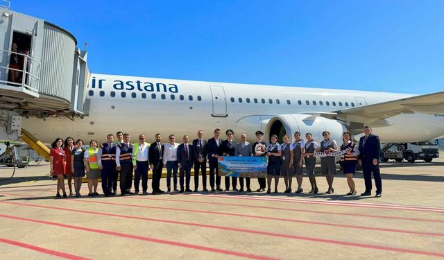 Kazakistan’dan Dalaman’a İlk Uçuş Gerçekleşti